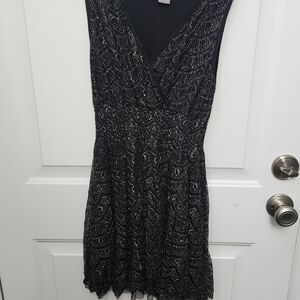 Elegant Black Lace Dress